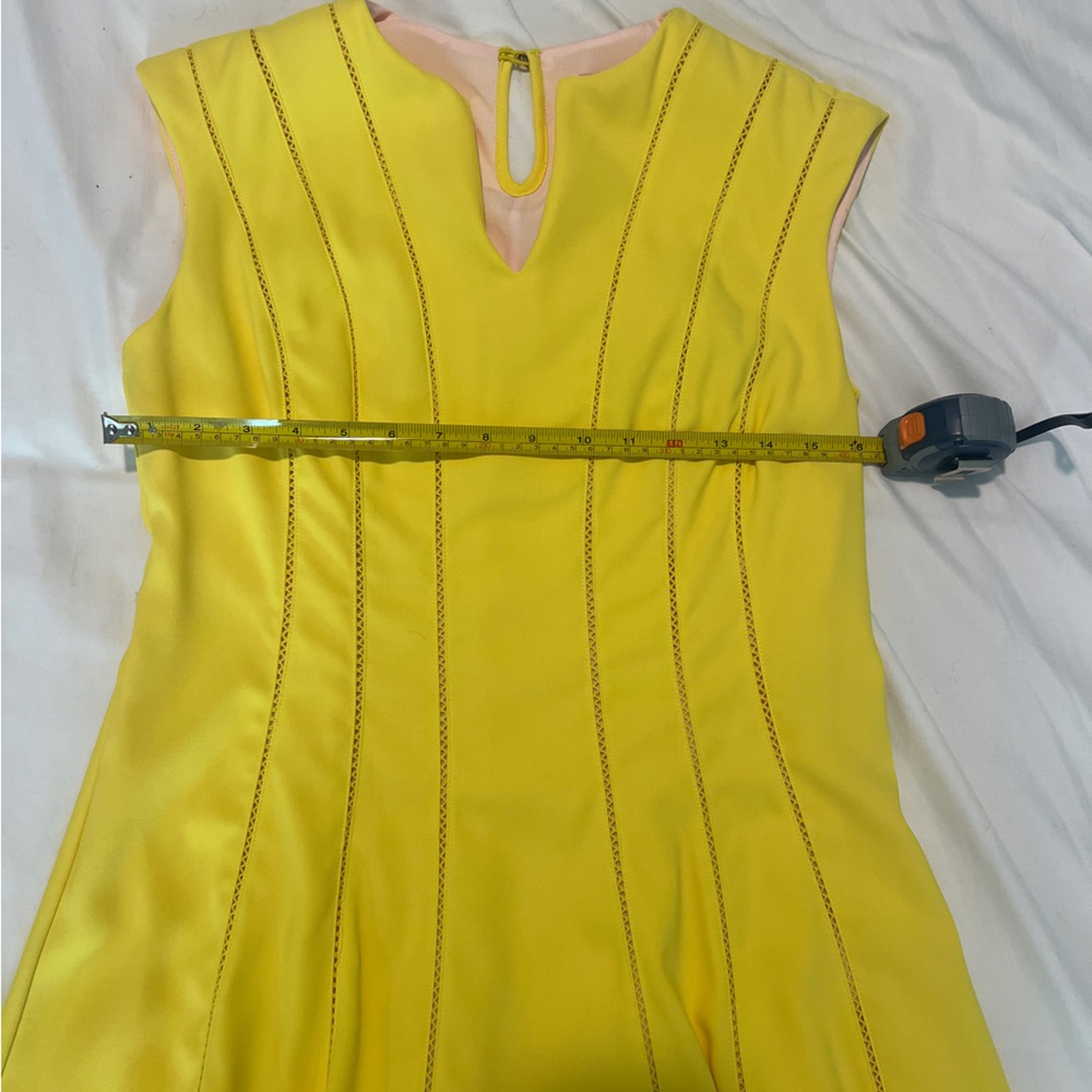 Beautiful Ted Baker Dress Vibrant Yellow Women’s UK 12 - Picture 9 of 16